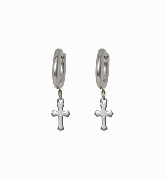 'cross' earrings