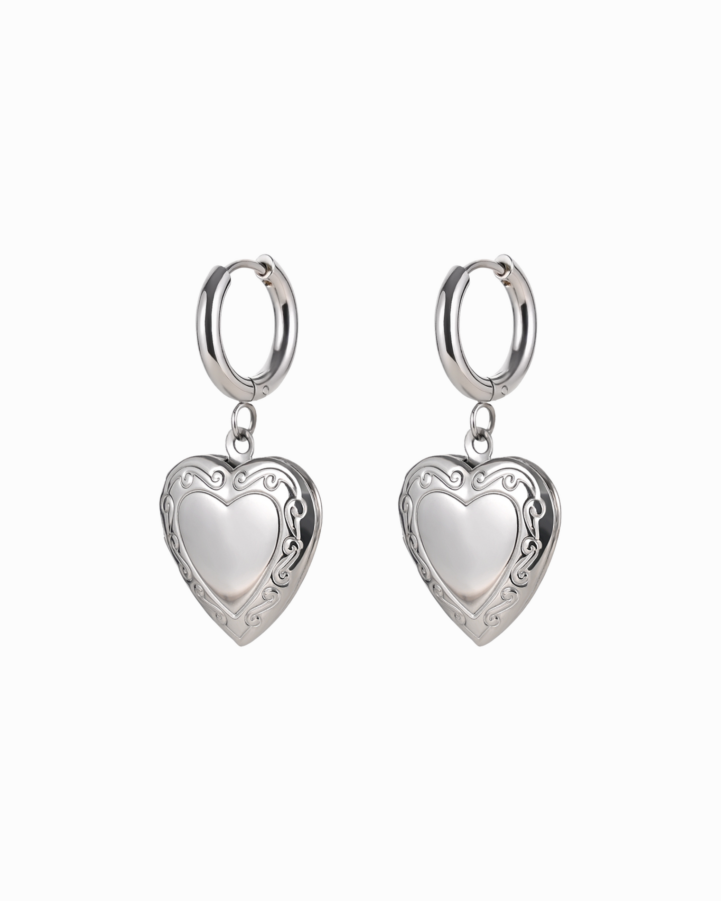 'fawn' locket earrings