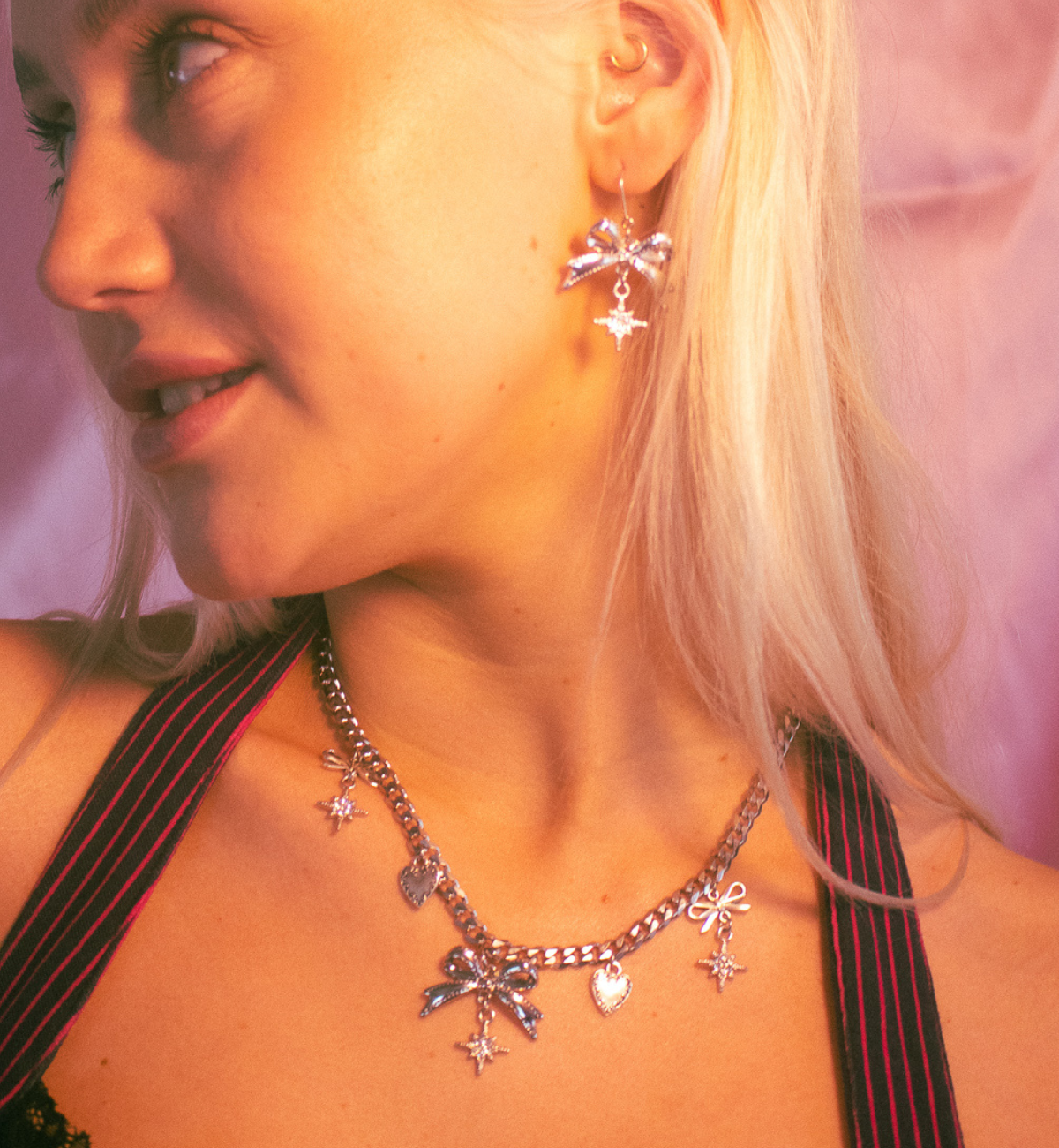 'lady lace' earrings