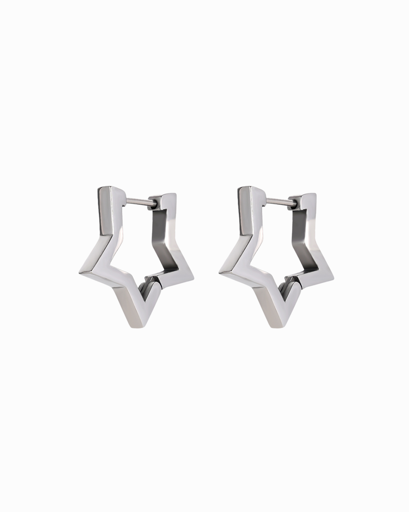 'felix' star huggie earrings