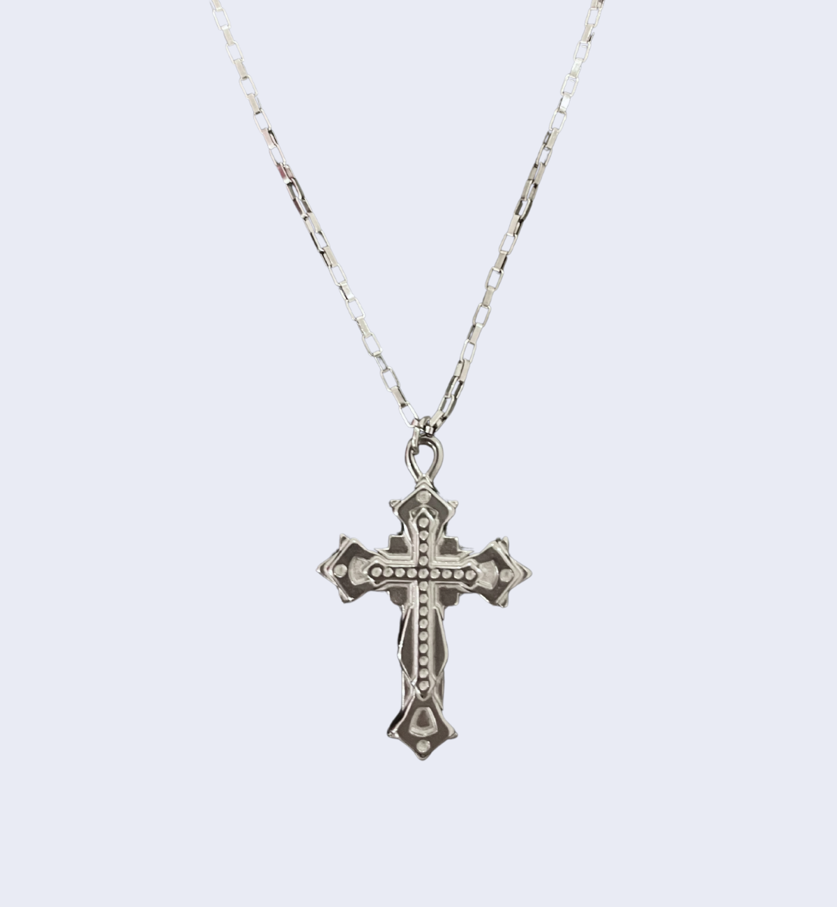 'ivy' cross necklace