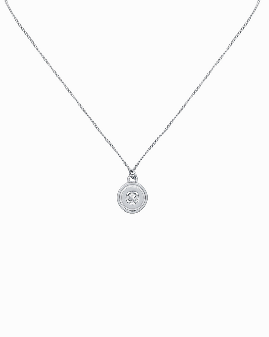 'button' necklace
