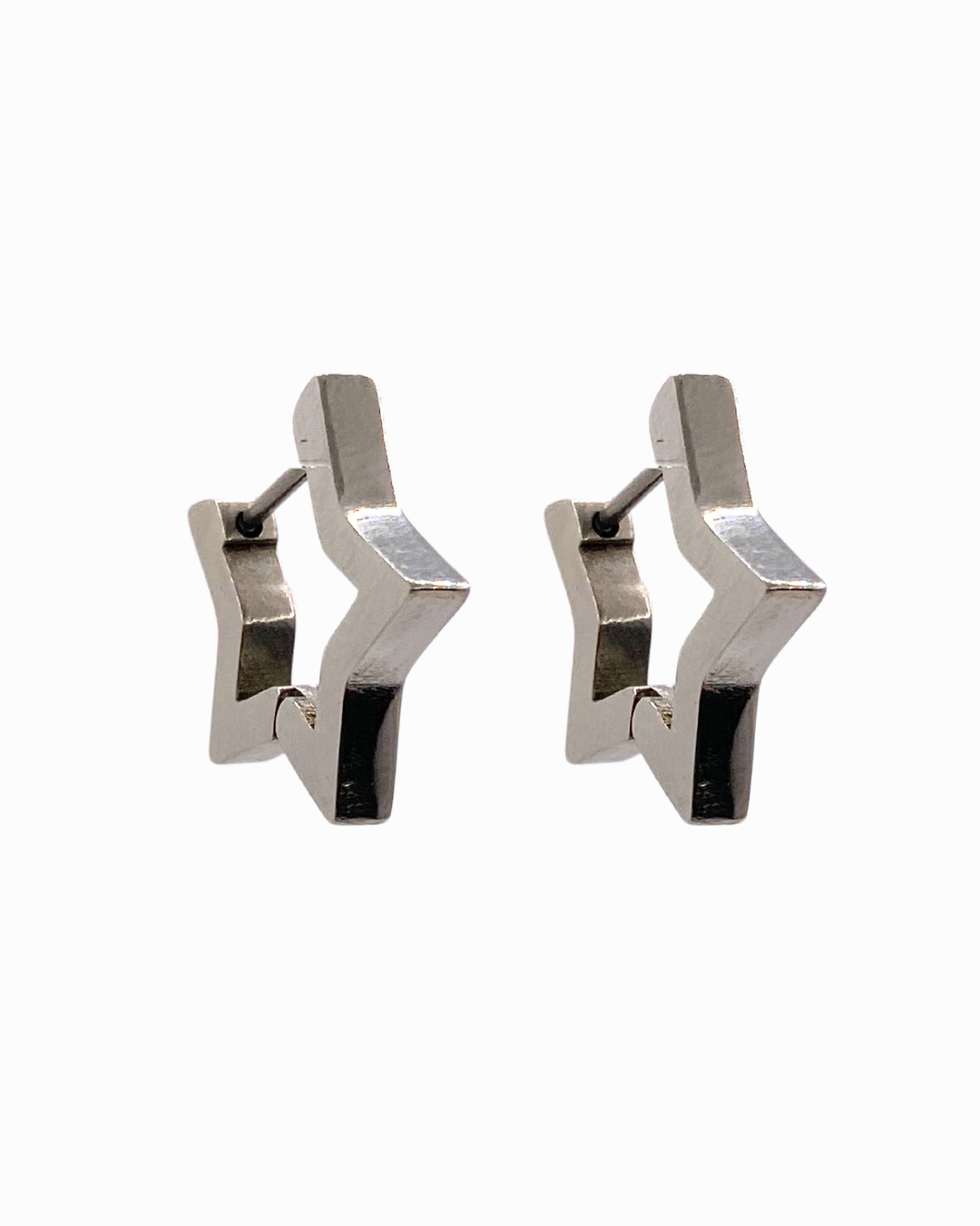 'felix' star huggie earrings