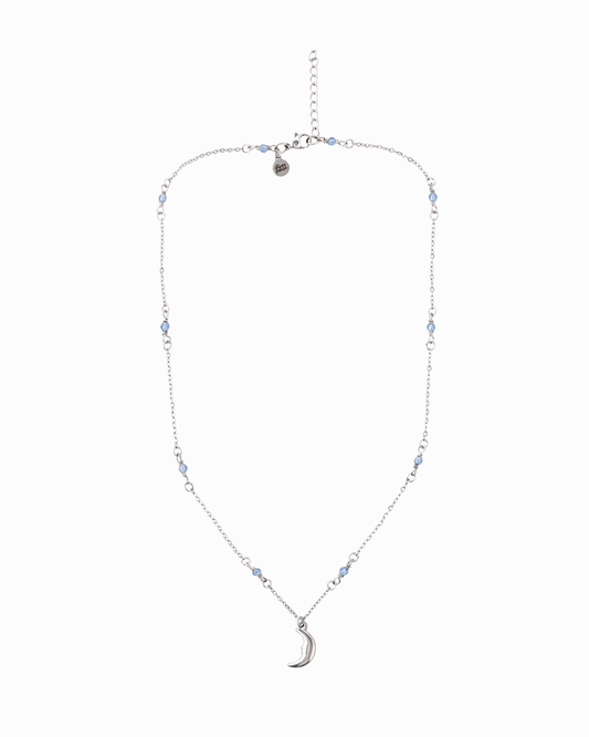'luna' moon necklace