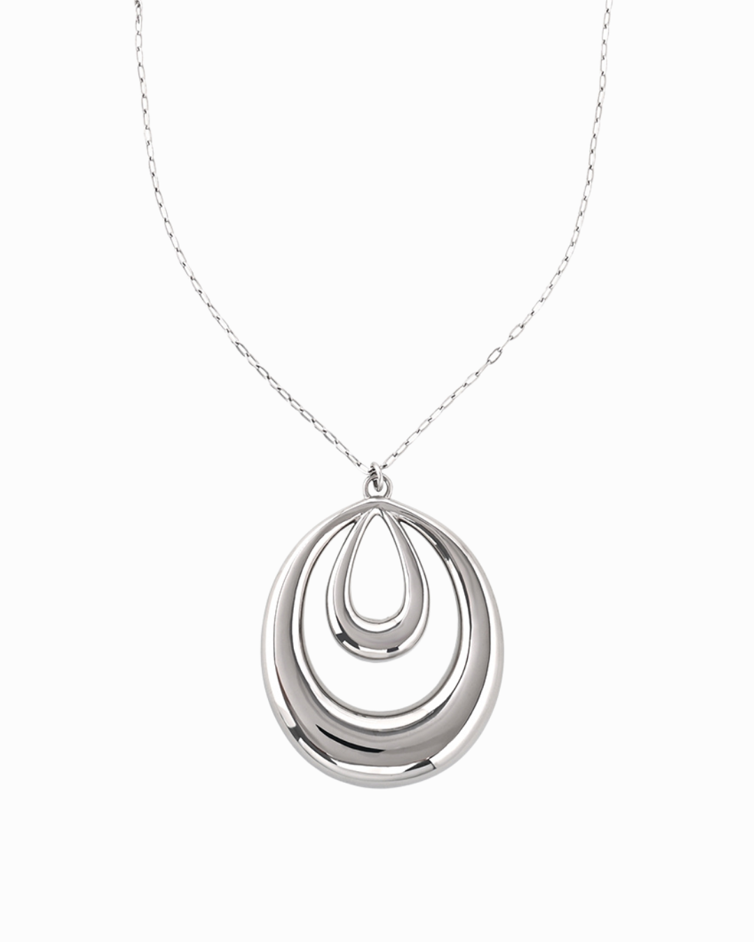 'darcy' hoop necklace