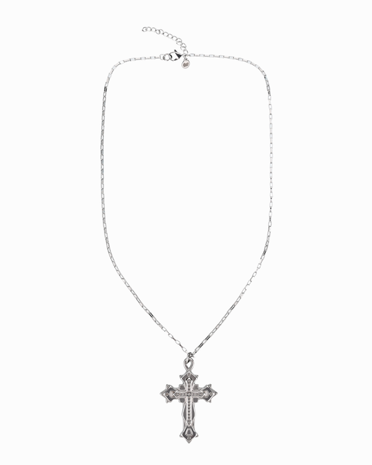 'ivy' cross necklace
