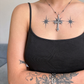 'vera' cross necklace