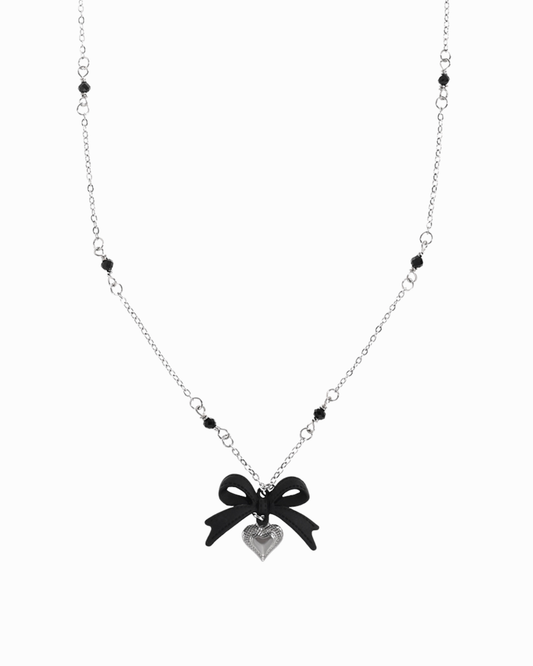 'annie' bow necklace